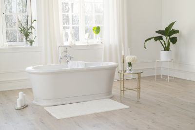 Elegant Bathroom with New Tub